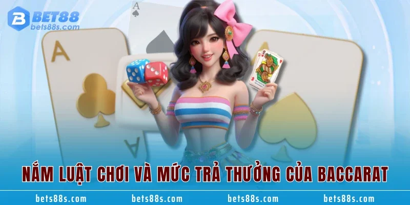 Nắm luật chơi và mức trả thưởng của Baccarat